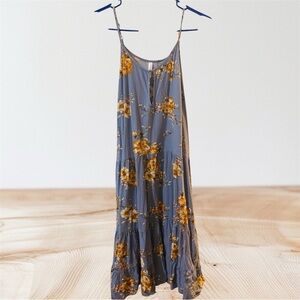 Xhilaration Blue Floral Dress